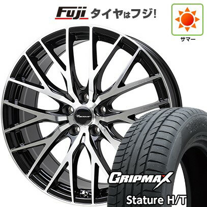 【新品国産車用5穴114.3】 夏タイヤ ホイール4本セット 225/50R18 グリップマックス スタチャー H/T BSW（限定） ホットスタッフ プレシャス HM-1 V-II 18インチ(送料無料)