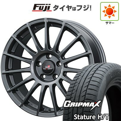 【新品国産車用5穴114.3】 夏タイヤ ホイール4本セット 225/50R18 グリップマックス スタチャー H/T BSW（限定） OZ スーパーツーリズモ TGR-WRT 18インチ(送料無料)
