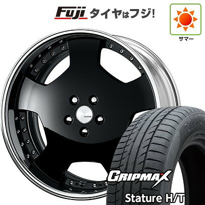【新品国産車用5穴114.3】 夏タイヤ ホイール4本セット 225/60R18 グリップマックス スタチャー H/T BSW（限定） WORK ワーク ランベック LDZ 8J 18インチ(送料無料)