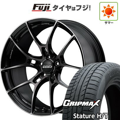 【新品国産車用5穴100】 夏タイヤ ホイール4本セット 225/55R18 グリップマックス スタチャー H/T BSW（限定） RAYS レイズ ボルクレーシング G025 LTD 18インチ(送料無料)
