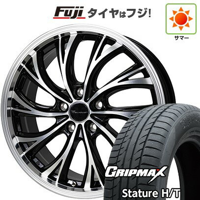 【新品国産車用5穴114.3】 夏タイヤ ホイール4本セット 225/60R18 グリップマックス スタチャー H/T BSW（限定） ホットスタッフ プレシャス HS-2 18インチ(送料無料)