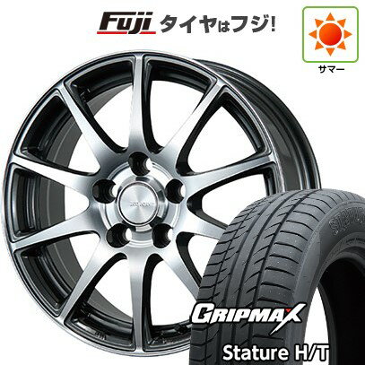 【新品国産車用5穴114.3】 夏タイヤ ホイール4本セット 225/60R18 グリップマックス スタチャー H/T BSW（限定） ブリヂストン エコフォルム CRS23 18インチ(送料無料)