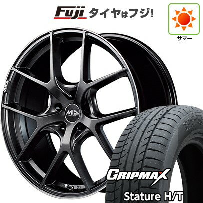 【新品国産車用5穴114.3】 夏タイヤ ホイール4本セット 225/50R18 グリップマックス スタチャー H/T BSW（限定） MID WHEELS MID EXCLUSIVE 025F 18インチ(送料無料)
