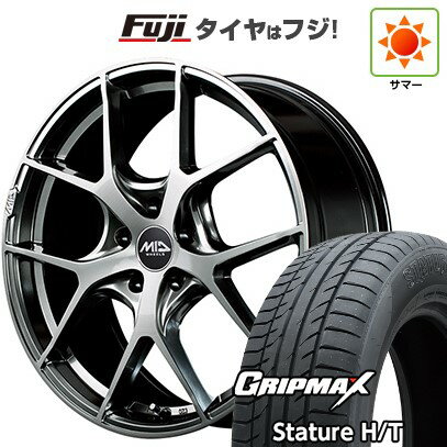 【新品国産車用5穴114.3】 夏タイヤ ホイール4本セット 225/55R19 グリップマックス スタチャー H/T BSW（限定） MID WHEELS MID EXCLUSIVE 025F 19インチ(送料無料)