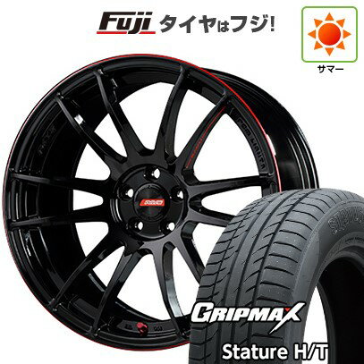 【新品国産車用5穴114.3】 夏タイヤ ホイール4本セット 225/50R18 グリップマックス スタチャー H/T BSW（限定） RAYS レイズ グラムライツ 57エクストリーム REV LIMIT EDITION 18インチ(送料無料)