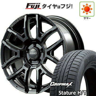 【新品国産車用5穴114.3】 夏タイヤ ホイール4本セット 225/50R18 グリップマックス スタチャー H/T BSW（限定） RAYS レイズ デイトナ F6ドライブ 18インチ(送料無料)