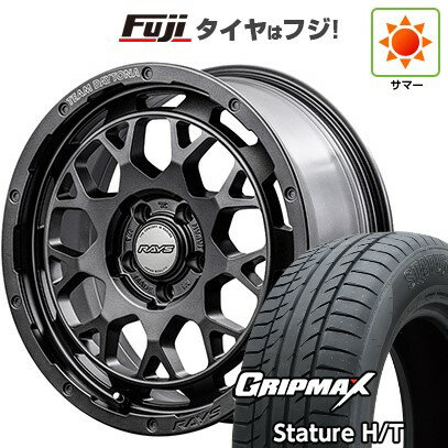 【新品国産車用5穴114.3】 夏タイヤ ホイール4本セット 225/60R18 グリップマックス スタチャー H/T BSW（限定） RAYS レイズ デイトナ M9+ SPEC-M 7.5J 18インチ(送料無料)