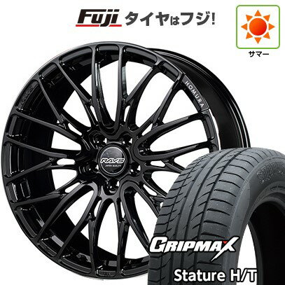 【新品国産車用5穴114.3】 夏タイヤ ホイール4本セット 225/45R19 グリップマックス スタチャー H/T BSW（限定） RAYS レイズ ホムラ 2X10BD 19インチ(送料無料)