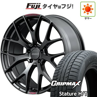 【新品国産車用5穴114.3】 夏タイヤ ホイール4本セット 225/45R19 グリップマックス スタチャー H/T BSW（限定） RAYS レイズ ホムラ 2X7FT SPORT EDITION 19インチ(送料無料)