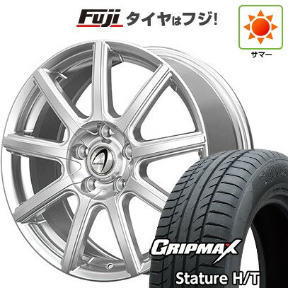 【新品国産車用5穴114.3】 夏タイヤ ホイール4本セット 225/65R17 グリップマックス スタチャー H/T BSW（限定） テクノピア アルテミス NS9 7J 17インチ(送料無料)