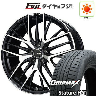 樂天商城 - 【新品国産車用5穴114.3】 夏タイヤ ホイール4本セット 225/60R18 グリップマックス スタチャー H/T BSW（限定） クライメイト SUW アリアS5 7J 18インチ(送料無料)
