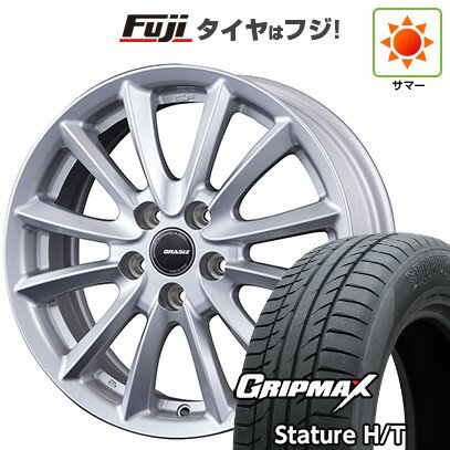 【新品国産車用5穴114.3】 夏タイヤ ホイール4本セット 225/50R18 グリップマックス スタチャー H/T BSW（限定） コーセイ クレイシズ VS6 18インチ(送料無料)