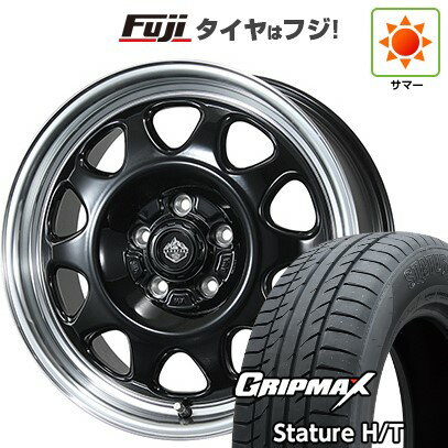【新品国産車用5穴114.3】 夏タイヤ ホイール4本セット 225/65R17 グリップマックス スタチャー H/T BSW（限定） トピー ランドフット SWZ 数量限定 7J 17インチ(送料無料)