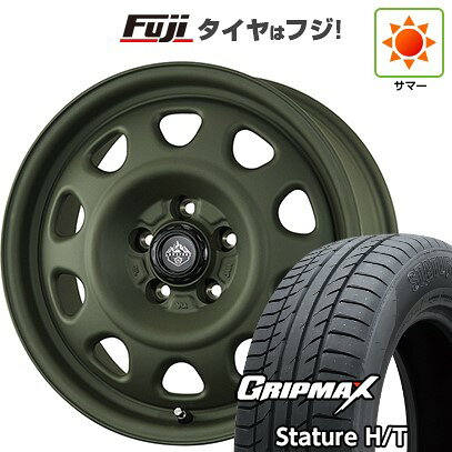 【新品国産車用5穴114.3】 夏タイヤ ホイール4本セット 225/65R17 グリップマックス スタチャー H/T BSW（限定） トピー ランドフット SWZ 17インチ(送料無料)