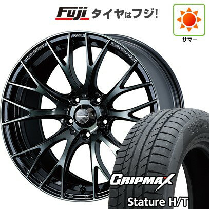 【新品国産車用5穴100】 夏タイヤ ホイール4本セット 225/55R18 グリップマックス スタチャー H/T BSW（限定） WEDS ウェッズスポーツ SA-20R 18インチ(送料無料)