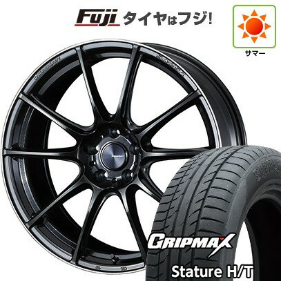 【新品国産車用5穴114.3】 夏タイヤ ホイール4本セット 225/55R19 グリップマックス スタチャー H/T BSW（限定） WEDS ウェッズスポーツ SA-25R 19インチ(送料無料)