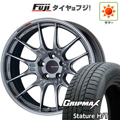 【新品国産車用5穴114.3】 夏タイヤ ホイール4本セット 225/55R19 グリップマックス スタチャー H/T BSW（限定） ENKEI エンケイ GTC02 19インチ(送料無料)