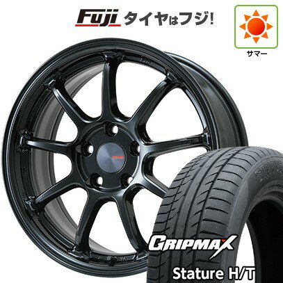 【新品国産車用5穴114.3】 夏タイヤ ホイール4本セット 225/50R18 グリップマックス スタチャー H/T BSW（限定） ENKEI エンケイ PF09 フジオリジナルカラー 18インチ(送料無料)