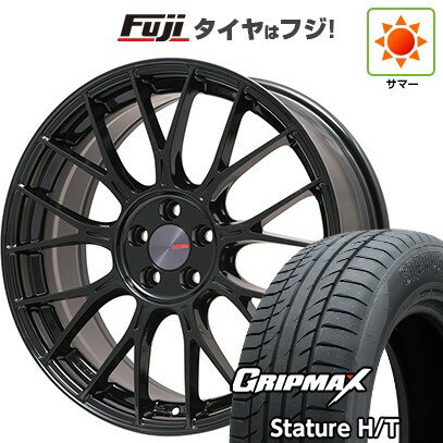 【新品国産車用5穴114.3】 夏タイヤ ホイール4本セット 225/50R18 グリップマックス スタチャー H/T BSW（限定） ENKEI エンケイ PFM1 フジオリジナルカラー 18インチ(送料無料)
