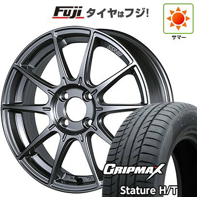 【新品国産車用5穴100】 夏タイヤ ホイール4本セット 225/55R18 グリップマックス スタチャー H/T BSW（限定） SSR GT GTX01 18インチ(送料無料)