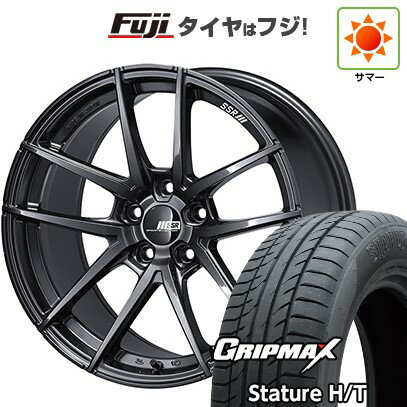 【新品国産車用5穴100】 夏タイヤ ホイール4本セット 225/55R18 グリップマックス スタチャー H/T BSW（限定） SSR ライナー タイプ10モノブロック 7.5J 18インチ(送料無料)