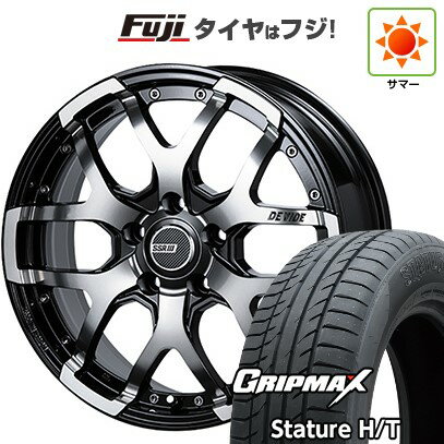 【新品国産車用5穴114.3】 夏タイヤ ホイール4本セット 225/65R17 グリップマックス スタチャー H/T BSW（限定） SSR ディバイド ZS 17インチ(送料無料)
