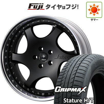 【新品国産車用5穴114.3】 夏タイヤ ホイール4本セット 225/55R19 グリップマックス スタチャー H/T BSW（限定） WEDS ウェッズ クレンツェ バズレイア ID 19インチ(送料無料)