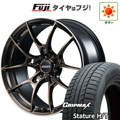 【新品国産車用5穴114.3】 夏タイヤ ホイール4本セット 225/50R18 グリップマックス スタチャー H/T BSW（限定） RAYS レイズ ボルクレーシング G025 SZ EDITION 18インチ(送料無料)