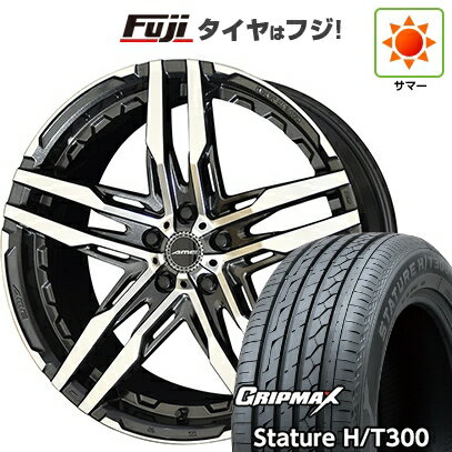【新品国産車用5穴100】 夏タイヤ ホイール4本セット 225/55R18 グリップマックス スタチャー H/T300 BSW（限定） 共豊 シャレン RG 18インチ(送料無料)