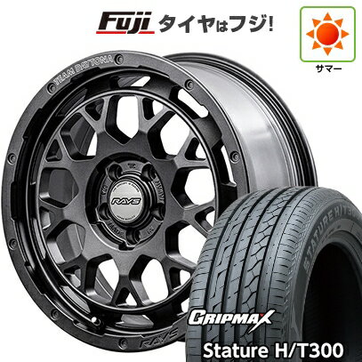 【新品国産車用5穴114.3】 夏タイヤ ホイール4本セット 225/60R18 グリップマックス スタチャー H/T300 BSW（限定） RAYS レイズ デイトナ M9+ SPEC-M 7.5J 18インチ(送料無料)