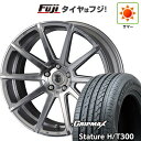 【新品国産5穴114.3車】 夏タイヤ ホイール4本セット 225/55R18 グリップマックス スタチャー H/T300 BSW(限定) クリムソン クラブリ...