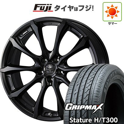 【新品国産車用5穴114.3】 夏タイヤ ホイール4本セット 225/55R19 グリップマックス スタチャー H/T300 BSW(限定2024年製) WEDS ウェッズ クレンツェ ヴェルサム 030EVO 8J 19インチ(送料無料)