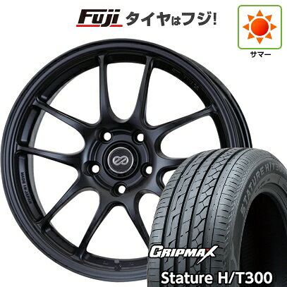 【新品国産車用5穴114.3】 夏タイヤ ホイール4本セット 225/55R18 グリップマックス スタチャー H/T300 BSW（限定） ENKEI エンケイ PerformanceLine PF01 7.5J 18インチ(送料無料)