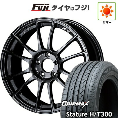 【新品国産車用5穴100】 夏タイヤ ホイール4本セット 225/55R18 グリップマックス スタチャー H/T300 BSW（限定） SSR GT GTX04 18インチ(送料無料)