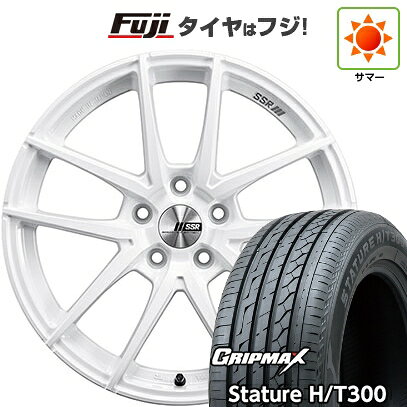 【新品国産車用5穴114.3】 夏タイヤ ホイール4本セット 225/60R18 グリップマックス スタチャー H/T300 BSW（限定） SSR ライナー タイプ10モノブロック 7.5J 18インチ(送料無料)