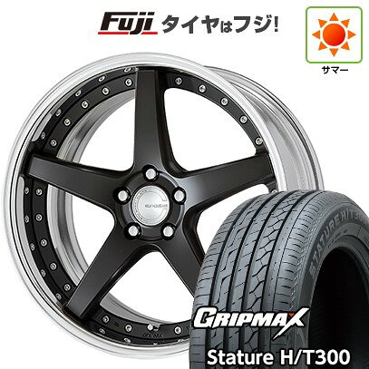 【新品国産車用5穴114.3】 夏タイヤ ホイール4本セット 225/55R19 グリップマックス スタチャー H/T300 BSW(限定2024年製) WORK ワーク グノーシスCV CVF 8J 19インチ(送料無料)