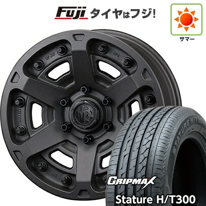 【新品国産車用5穴114.3】 夏タイヤ ホイール4本セット 225/55R18 グリップマックス スタチャー H/T300 BSW（限定） クリムソン マーテルギア(MG) アーマーFF 8J 18インチ(送料無料)