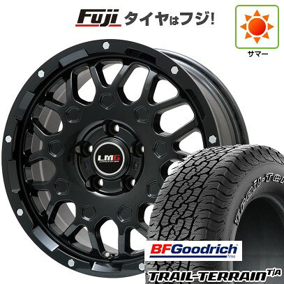 【新品国産車用5穴114.3】 夏タイヤ ホイール4本セット 225/65R17 BFグッドリッチ トレールテレーンT/A ORWL レアマイスター LMG MS-9W グロスブラック 6.5J 17インチ(送料無料)