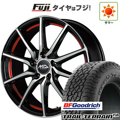 【新品国産車用5穴114.3】 夏タイヤ ホイール4本セット 225/65R17 BFグッドリッチ トレールテレーンT/A ORWL MID WHEELS RX810 7J 17インチ(送料無料)