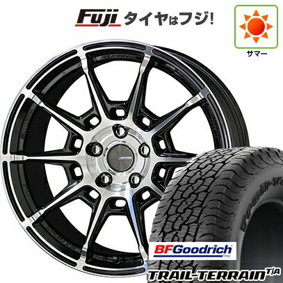 【新品国産車用5穴114.3】 夏タイヤ ホイール4本セット 235/60R18 BFグッドリッチ トレールテレーンT/A ORBL 共豊 ガレルナ レフィーノ 18インチ(送料無料)