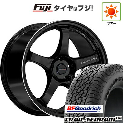 【新品国産車用5穴114.3】 夏タイヤ ホイール4本セット 235/60R18 BFグッドリッチ トレールテレーンT/A RBL ホットスタッフ クロススピード ハイパーエディションCR5 7.5J 18インチ(送料無料)