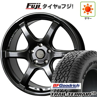 【新品国産車用5穴114.3】 夏タイヤ ホイール4本セット 235/60R18 BFグッドリッチ トレールテレーンT/A RBL ホットスタッフ クロススピード ハイパーエディションRS6 7.5J 18インチ(送料無料)