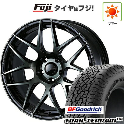 【新品国産車用5穴114.3】 夏タイヤ ホイール4本セット 235/60R18 BFグッドリッチ トレールテレーンT/A RBL WEDS ウェッズ ウェッズスポーツ SA-27R 8J 18インチ(送料無料)
