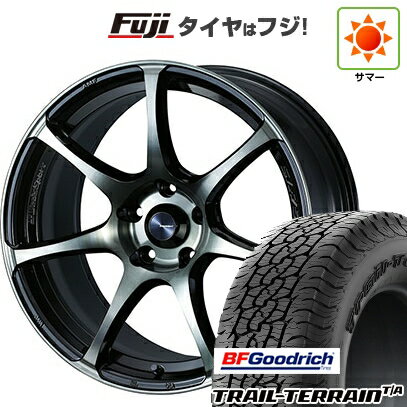 【新品国産車用5穴114.3】 夏タイヤ ホイール4本セット 235/60R18 BFグッドリッチ トレールテレーンT/A ORBL WEDS ウェッズスポーツ SA-75R 18インチ(送料無料)