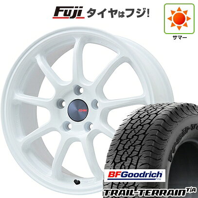 【新品国産車用5穴114.3】 夏タイヤ ホイール4本セット 235/60R18 BFグッドリッチ トレールテレーンT/A RBL ENKEI エンケイ PerformanceLine PF09 フジオリジナルカラー 7.5J 18インチ(送料無料)