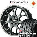 【新品国産5穴114.3車】 夏タイヤ ホイール4本セット 225/35R20 ヨコハマ アドバン フレバV701 BBS GERMANY CH-R サテンチタニウム 20インチ(送料無料) サマータイヤ(2)