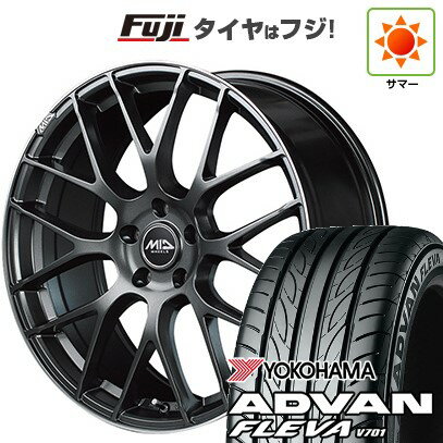 【新品国産5穴114.3車】 夏タイヤ ホイール4本セット 215/40R18 ヨコハマ アドバン フレバV701 MID WHEELS MID EXCLUSIVE 028F 18インチ(送料無料) サマータイヤ