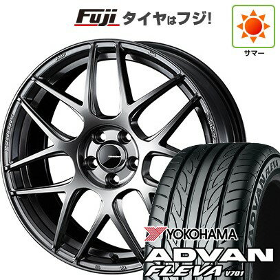 【新品国産車用5穴114.3】 夏タイヤ ホイール4本セット 225/35R20 ヨコハマ アドバン フレバV701 WEDS ウェッズスポーツ SA-27R 20インチ(送料無料)