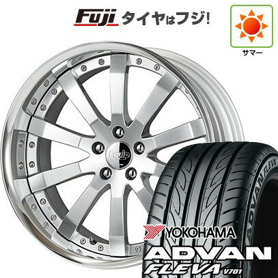 【新品国産車用5穴114.3】 夏タイヤ ホイール4本セット 225/35R20 ヨコハマ アドバン フレバV701 WORK ワーク エクイップ E10 20インチ(送料無料)