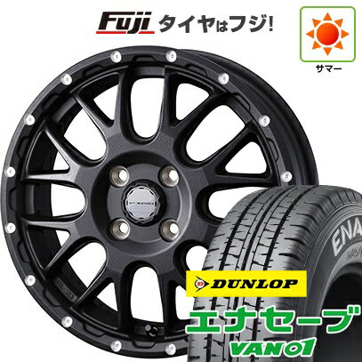 【新品】プロボックス/サクシード(160系) 夏タイヤ ホイール4本セット 155/80R14 88/86N ダンロップ エナセーブ VAN01 WEDS ウェッズアドベンチャー マッドヴァンス 08 14インチ(送料無料) サマータイヤ